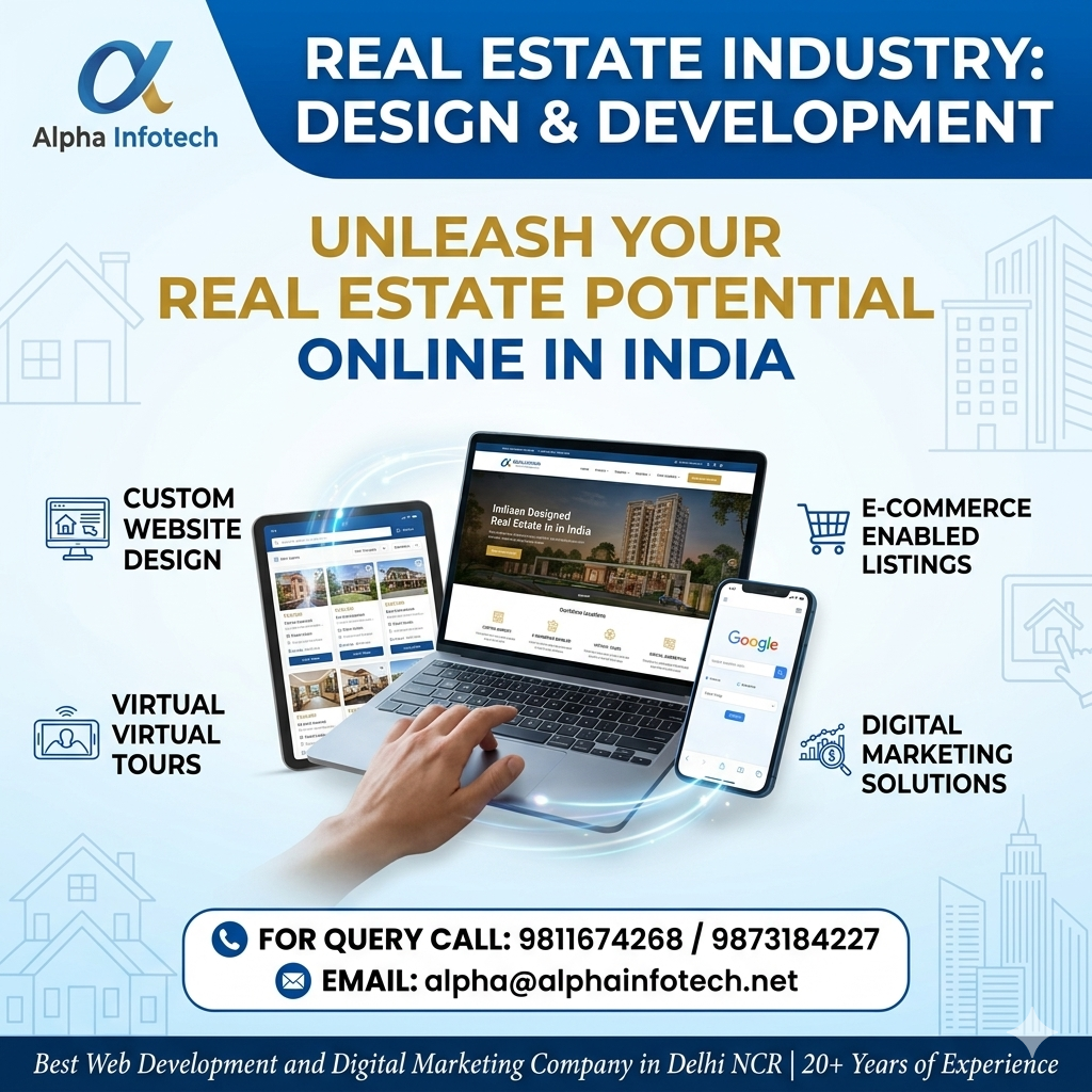 Website Designing and Digital Marketing for the Real Estate Industry